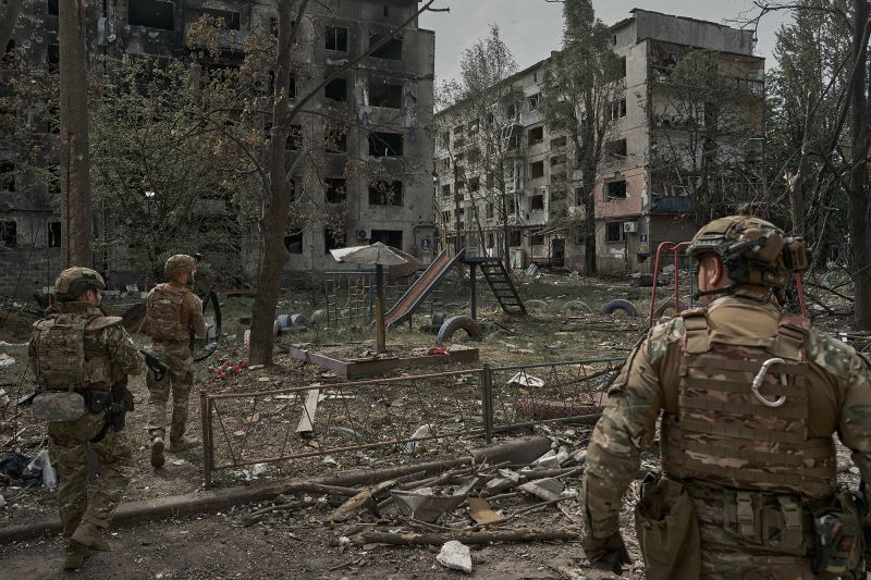 Russia has amassed 110,000 troops near strategic Ukrainian city, Kyiv says