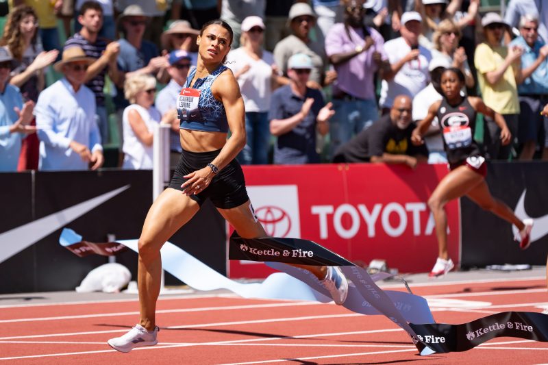 Sydney McLaughlin-Levrone nearly breaks American record in 400