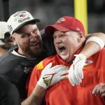 How the Chiefs head coach played into the Taylor-Travis relationship