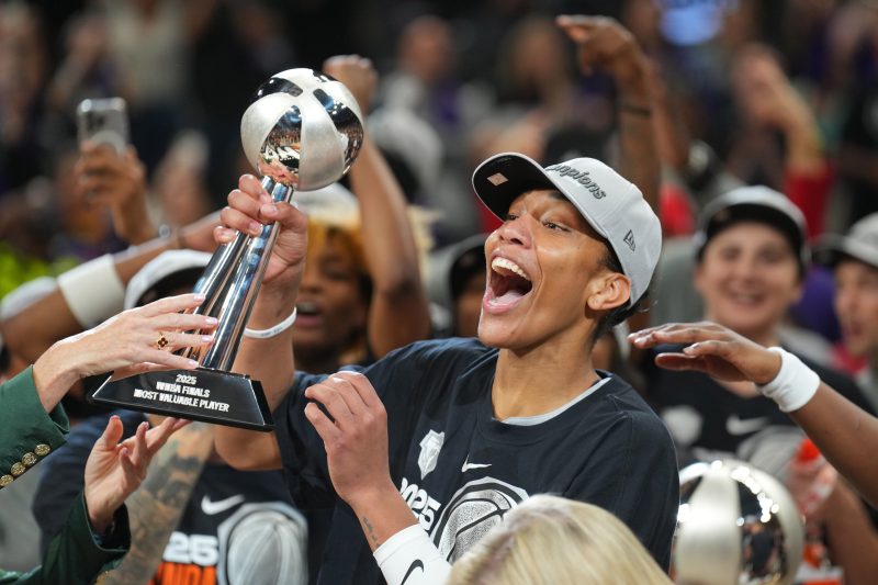 Aces’ A’ja Wilson wins second WNBA Finals MVP