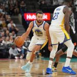 Steph Curry goes off again, scores 49 to get best of Wemby, Spurs