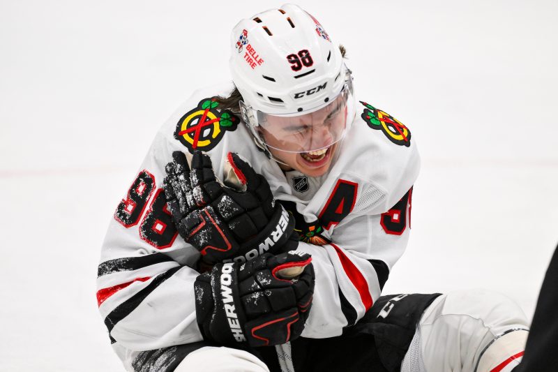 Blackhawks star injured in final seconds in ‘freak accident’